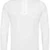 BURKE LONG SLEEVE CREW POLO -WHITE