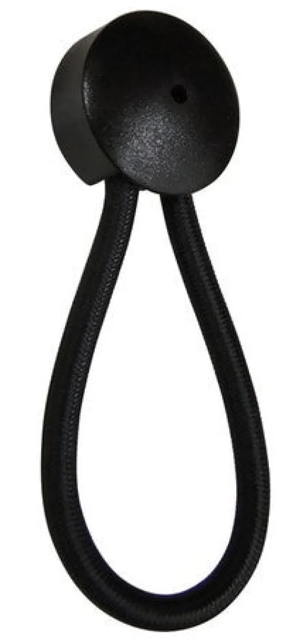 CANVAS SHOCK CORD LOOP 110mm BLACK