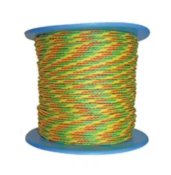 FLUORESCENT SKI ROPE - YELLOW - 7.5MM SOLD PER METRE