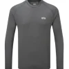 GILL MILLBROOK LONG SLEEVE CREW SHIRT - GREY