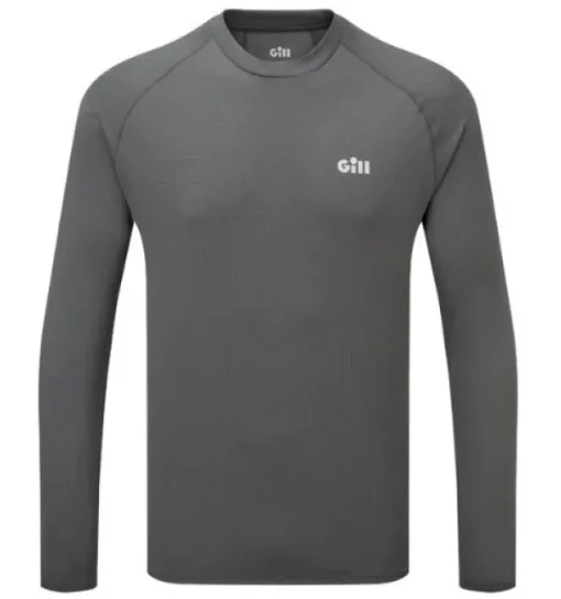 GILL MILLBROOK LONG SLEEVE CREW SHIRT - GREY