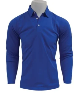 GILL SUNSHIRT - UV TEC POLO LONG SLEEVE - BLUE