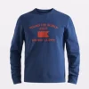 HENRI LLOYD ROUND THE WORLD SWEATSHIRT - DENIM BLUE