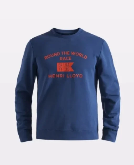 HENRI LLOYD ROUND THE WORLD SWEATSHIRT - DENIM BLUE