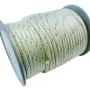 IRB 10mm Falcon Braid Core SK78 - WHITE W/- FLUORO GREEN & BLACK FLECK