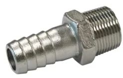 MALE HOSE TAIL - 316 STAINLESS - 2 &1/2" BSP