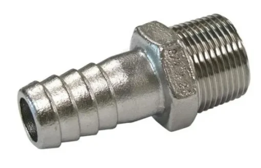 MALE HOSE TAIL 316G STAINLESS -2" BSP