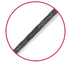 MARLOW EXCEL D12 MAX 99 4MM BLACK - SOLD PER METRE