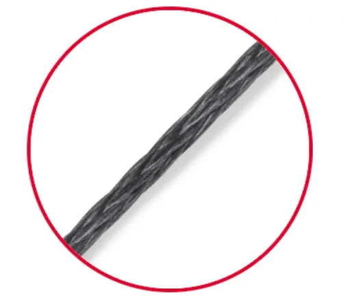 MARLOW EXCEL D12 MAX 99 4MM BLACK - SOLD PER METRE