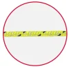 MARLOW EXCEL RACING 4MM LIME GREY - SOLD PER  METRE