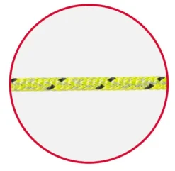 MARLOW EXCEL RACING 4MM LIME GREY - SOLD PER  METRE