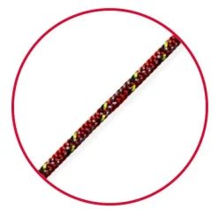 MARLOW ROPE - EXCEL RACING 4MM RED  / GREY