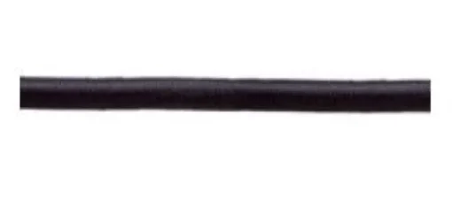 3MM ROBLINE BLACK SHOCK CORD - SOLD PER METRE