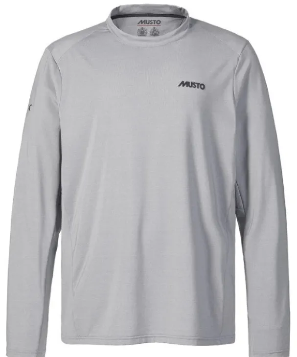 MUSTO LPX SUNBLOCK DYNAMIC LONG SLEEVE TEE - GREY