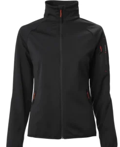 MUSTO WOMEN'S CREW SOFTSHELL JACKET - BLACK