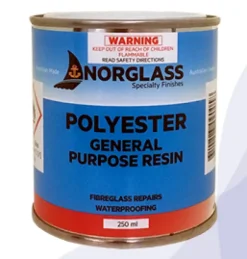 NORGLASS POLYESTER RESIN 1litre - SOLD IN STORE ONLY