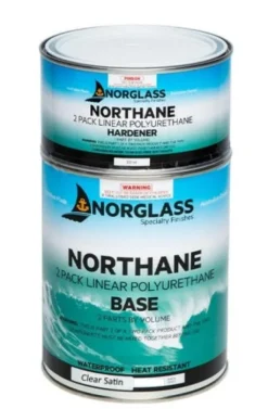 9709 NORTHANE CLEAR SATIN  2-Pack POLYURETHANE COATING - 4 LITRES