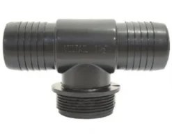 NYLON MALE BSP THREAD WITH BARBED TEE 1/2 x 13mm