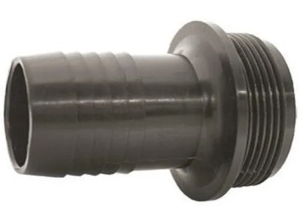 PLASTIC MALE / BARBED REDUCER 1/2 x 25mm