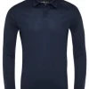 SAIL RACING BOW TECH POLO LONG SLEEVE - NAVY