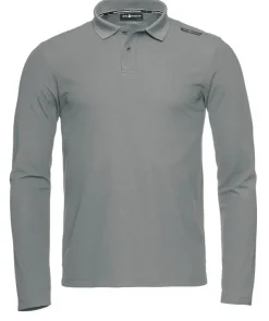 SAIL RACING BOW TECH POLO LONG SLEEVE - DIM GREY