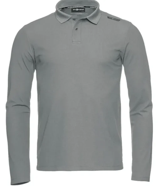SAIL RACING BOW TECH POLO LONG SLEEVE - DIM GREY