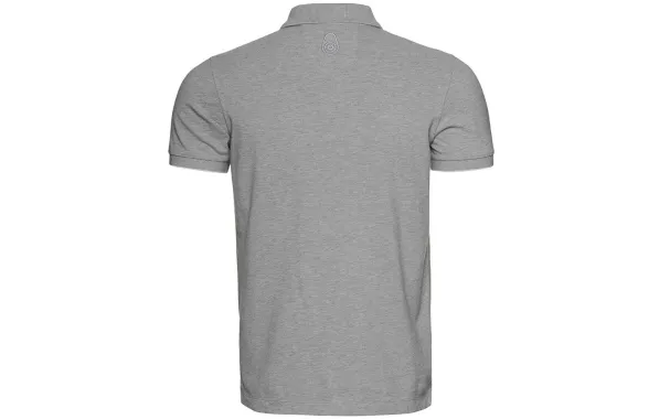 SAIL RACING BOWMAN POLO - GREY MELANGE - DISCONTINUED STYLE