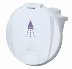 SINGLE HOUSING CONTAINERS - SHOWER ONLY - WHITE