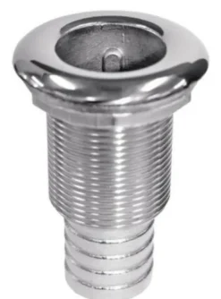 SKIN FITTINGS - 316 STAINLESS (BARBED HOSE TAIL END) 12mm