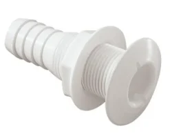 THRU HULL SKIN FITTING FOR 16MM HOSE/TUBE