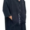 VAIKOBI FULL ZIP HOODED TOWEL - BLACK