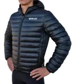 VAIKOBI HOODED DOWN JACKET- 600 FILL POWER-BLACK - DISCONTINUED STYLE