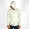VAIKOBI UV PERFORMANCE HOODED TECH TOP - SILVER