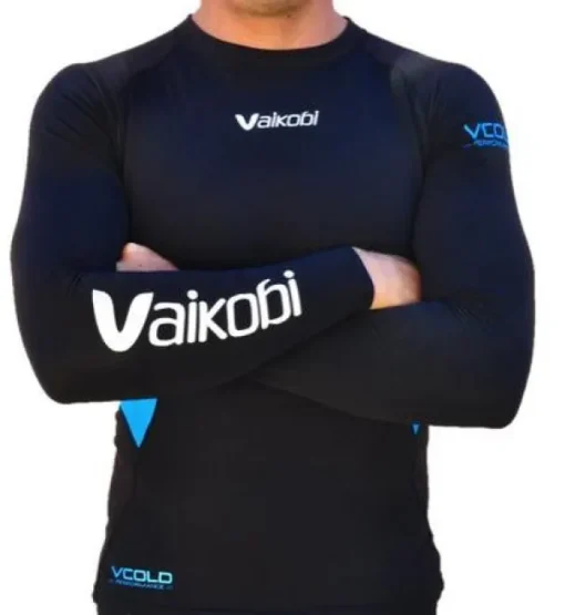 VAIKOBI VCOLD PERFORMANCE BASE TOP - BLACK/CYAN