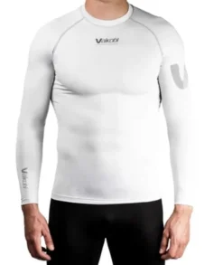 VAIKOBI VOCEAN LONG SLEEVE FITTED UV TOP- SILVER - UNISEX - DISCONTINUED STYLE - LAST STOCK