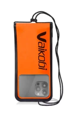 VAIKOBI WATERPROOF PHONE CASE - FLURO ORANGE