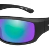 WILEY X OMEGA | POLARISED EMERALD LENS WITH MATTE BLACK FRAME