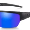 WileyX Polarised Blue Mirror (Green)/Matte Black