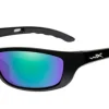 WileyX Polarised Emerald Mirror (Amber)/Gloss Black